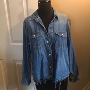 Madwell long sleeve chambray shirt